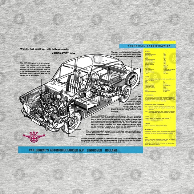 DAF 600 - brochure cutaway by Throwback Motors